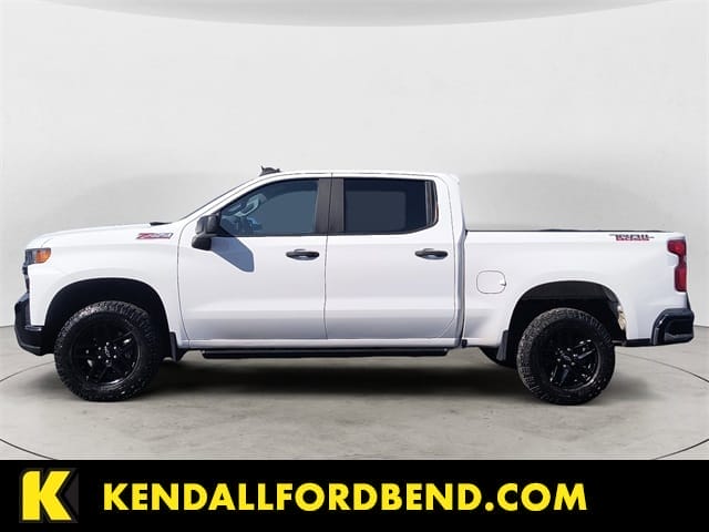 Used 2021 Chevrolet Silverado 1500 Custom Trail Boss 4D Crew Cab – 1GCPYCEF2MZ293133