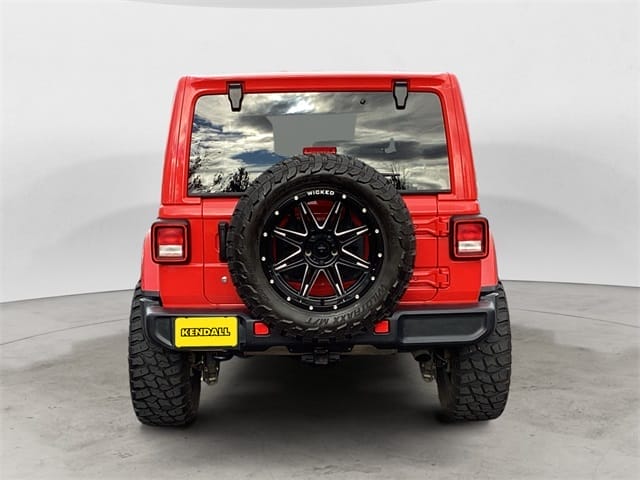 Used 2020 Jeep Wrangler Unlimited Sahara 4D Sport Utility – 1C4HJXEN4LW231269 full
