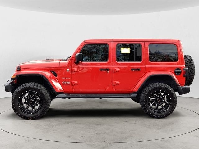 Used 2020 Jeep Wrangler Unlimited Sahara 4D Sport Utility – 1C4HJXEN4LW231269